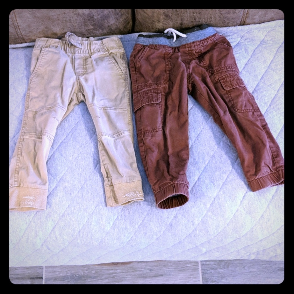 2 x Cat & Jack Joggers size 2T